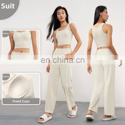 High Quality Women Workout Crop Sports Bras Custom Yoga Quick Dry Breathable Compression Fitness Tops photo-4