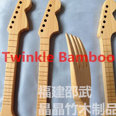 bamboo guitar cooking spoon set,kitchen cooking tools Wholesale from China