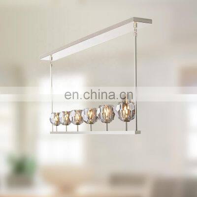 Modern Crystal Molecular Chandelier ceiling Lighting Fixture for Living Room Bedroom Dining Room kitchen island Foyer Lobby