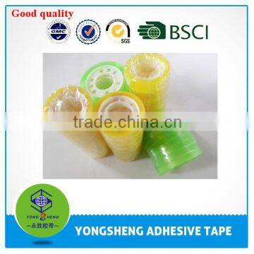 Hot Selling BOPP Easy Tear Colorful Office Transparent Stationery Tape Offer Free Samples photo-2