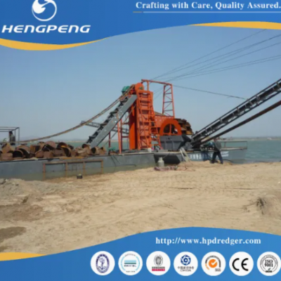 Reliable Technology China Chain Bucket Gold Mining Dredger for Sustainable Operations