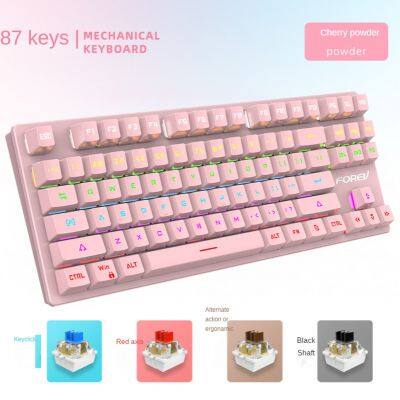 Amazons Top Seller FV-Q301 Wired Mechanical Keyboard Typewriter Gaming Waterproof Keyboard for Computer photo-4