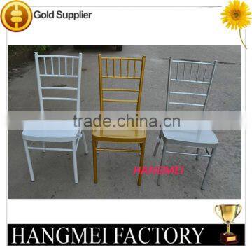 HM-W21 Hotel Furniture Used Banquet Silver Steel Tiffany Chairs Quality Choice photo-2