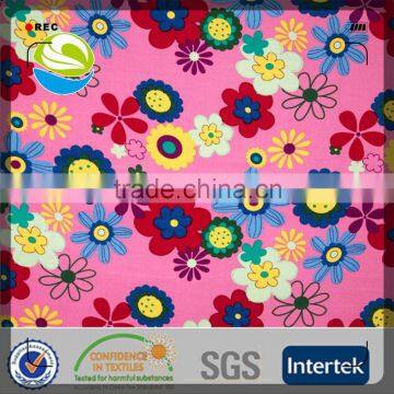 fashion printed polyester cotton fabric for school uniform