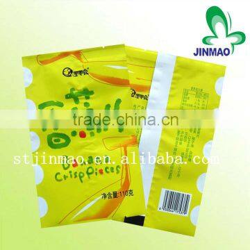 Clear backside sealed bags packing