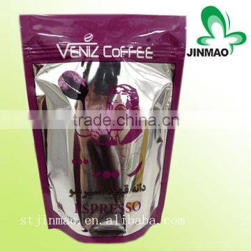 Stand up bag for Coffee packaging