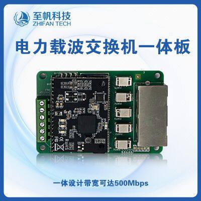 Power Line Carrier Switch, POE (Power Over Ethernet), RJ45 Standard Ethernet Port for Power Supply, 100Mbps Communication Module for Underwater Robots photo-2