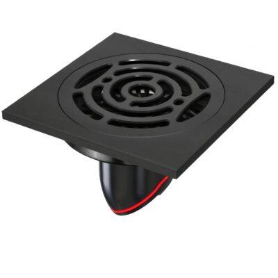 Modern Design 4 Inches All Brass Main Body Deodorization Floor Drain Customized for Hotels Kitchens Bathrooms Factory Price