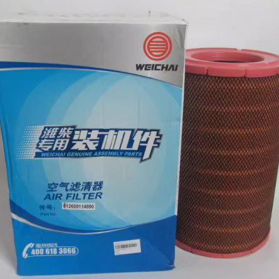 High Quality 612600114890 612600114993 Air Filter for Weichai WP12