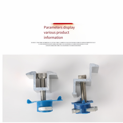 Solar Photovoltaic Bracket Pressing Block, Aluminum Alloy Middle Pressing Block, Edge Pressing Block, Photovoltaic Accessories