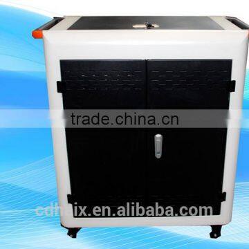 public Ipad/tablet/laptop charging cart