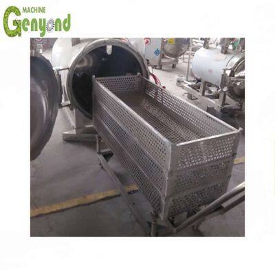 High Temperature Pouch Packaging Machine 1000L Sterilizer Food Retort Autoclave