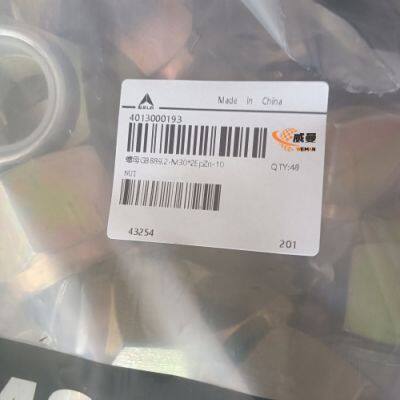 SDLG Original Screw Nut 4013000193 GB889.2-M302EpZn-10 LG Wheel Loader With Good Price photo-2