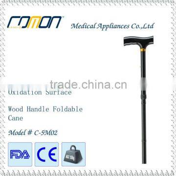 2015 new foldable aluminum walking cane walking stick crutch for elderly disabled people