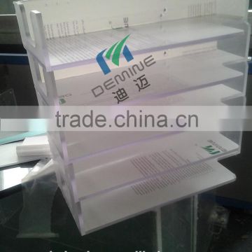 5mm transparant polycarbonate bending sheet with protected film for displaying shelf