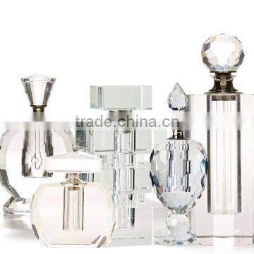 Wholesale fashion Cheap custom crystal empty bottle for perfume