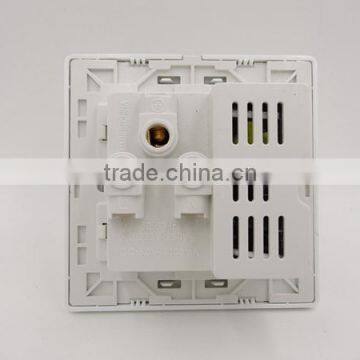 Dual USB Port Electric Wall Charger Dock Station Socket Power Outlet Panel Plate photo-2