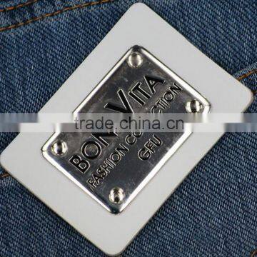 Direct Factory Price Top Sell Leather Jeans Label Patches