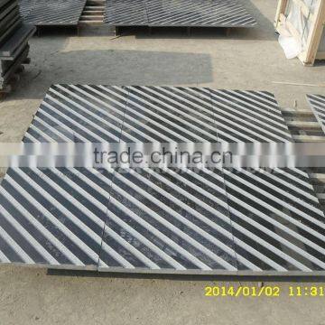 Black Granite Tile Flooring Non slip Anti Slip Granite Tile