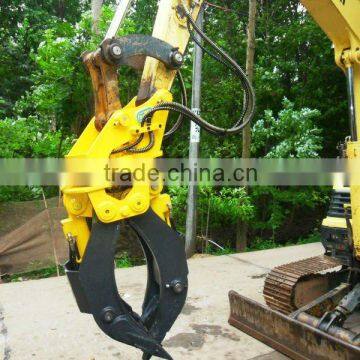 Excavator spare parts rotating stone Grapple for HITACHI machinery