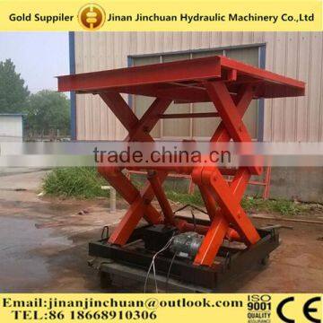 Stationary small electric lift table /scissor lift for sale