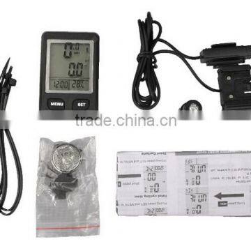 Multifunction Large-screen Digital LCD Backlight Wired Waterproof Bicycle Computer Odometer Bike Speedometer Bicycle Stopwatch photo-3