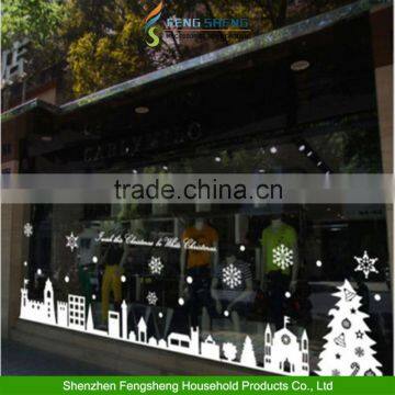 Large Christmas shopwindow Stickers Wall window Decoration Vinyl XMAS shop Decal