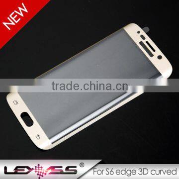 Asia Best Quality 3D Curved Edge Full Cover Tempered Glass Screen Protector for Samsung s6 Edge photo-3