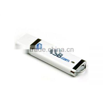 white usb 3.0 with logo print memory stick 3.0 16gb