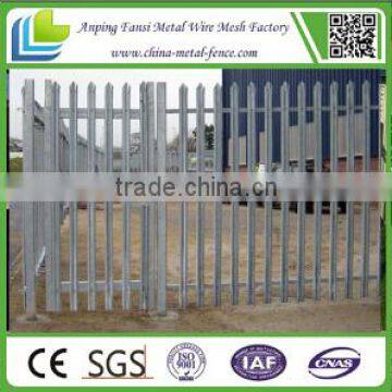 2mm W Section Metal Palisade Looks Best Galvanized Powder Coated Palisade Fencing photo-3