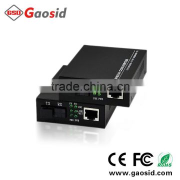 1 ports fiber optic media converter