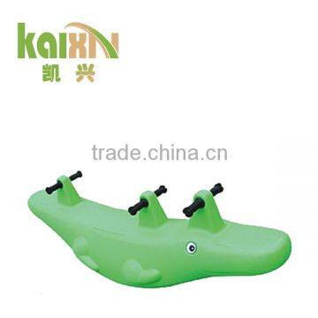 2015 Outdoor Blow-molding Whale Seesaw Toy For Kids