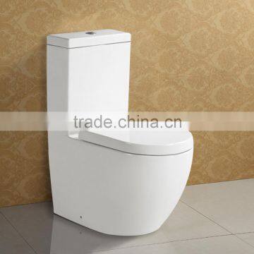 Floor Mounted Two Piece Ceramic Bathroom Toilet photo-2