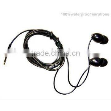 waterproof headphone,waterproof earphone for mp3/iphone