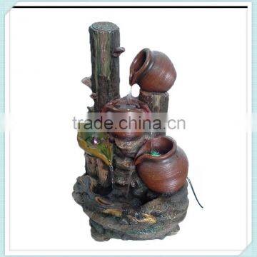 polyresin outdoor garden water fountain