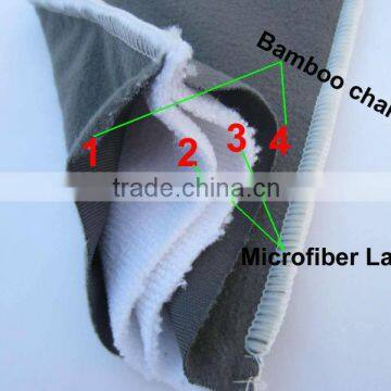 Make to order Bamboo Charcoal Inserts for baby cloth diaper Machine Washable Urine mat