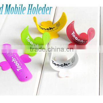 New Gadgets Amazing Colorful One Touch Silicone Mobile Phone Stand Holder photo-3
