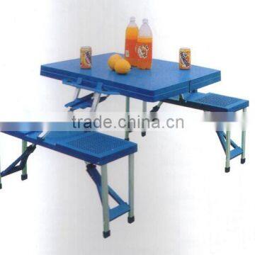 2015 hot sales ABS plastic folding picnic table