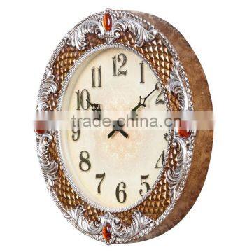 48cm Jewelry Amber Resin Luxury Wall Clock Women photo-2