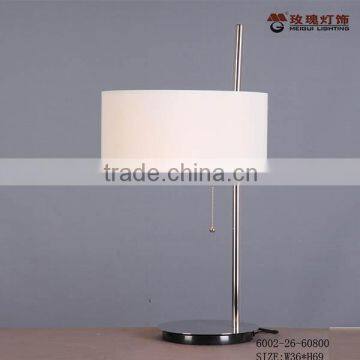 silver steel table lamp wholesale