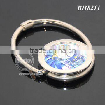 New Arrival Round Portable Swivel Alloy Purse Handbag Holder S Shaped Custom Metal Folding Hook Hanger photo-2