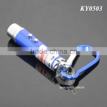 3 in 1 Mini LED Flashlight Torch Lamp Aluminum Carabiner Personality UV Money Detector Electric LED Light Keyring Led Torch photo-2