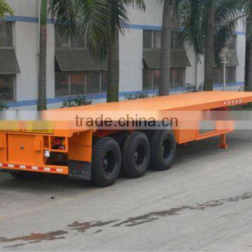 China Supply 3 Axle Lowbed Semi-Trailer To Vietnam