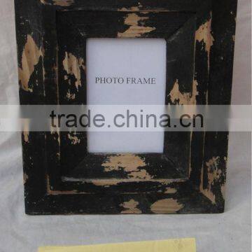 French country style 7 inch wooden photo frame with distressed color