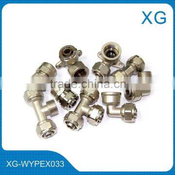 Gas pipe connect fittings/Pex brass fittings/male female brass pipe fittings