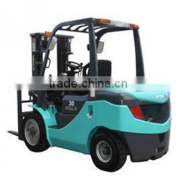 auto lift 3ton diesel china mechnical forklift for container bucket brick warehouse