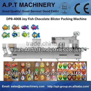 Blister Packing Machine For Making Kinder Joy Eggs Chocolate Cookies with Toy