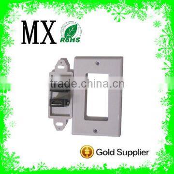 Wholesale 115mm*70mm aluminium wall plate with HDMI