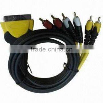 high speed scart to component av cable,Changzhou dvb-t scart