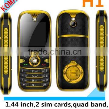 KOMAY Great Value 2013 Cheapest Quad Band Dual SIM Cellphone H1